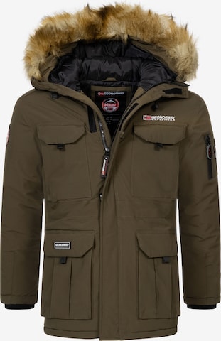 Geo Norway Winterparka in Grün: Vorderseite