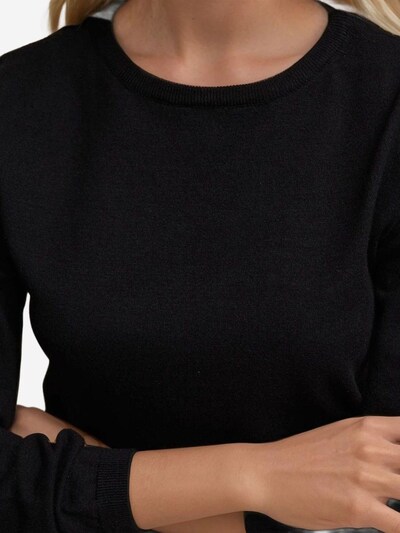 Hiccup Pull-over en S en noir, Vue avec produit