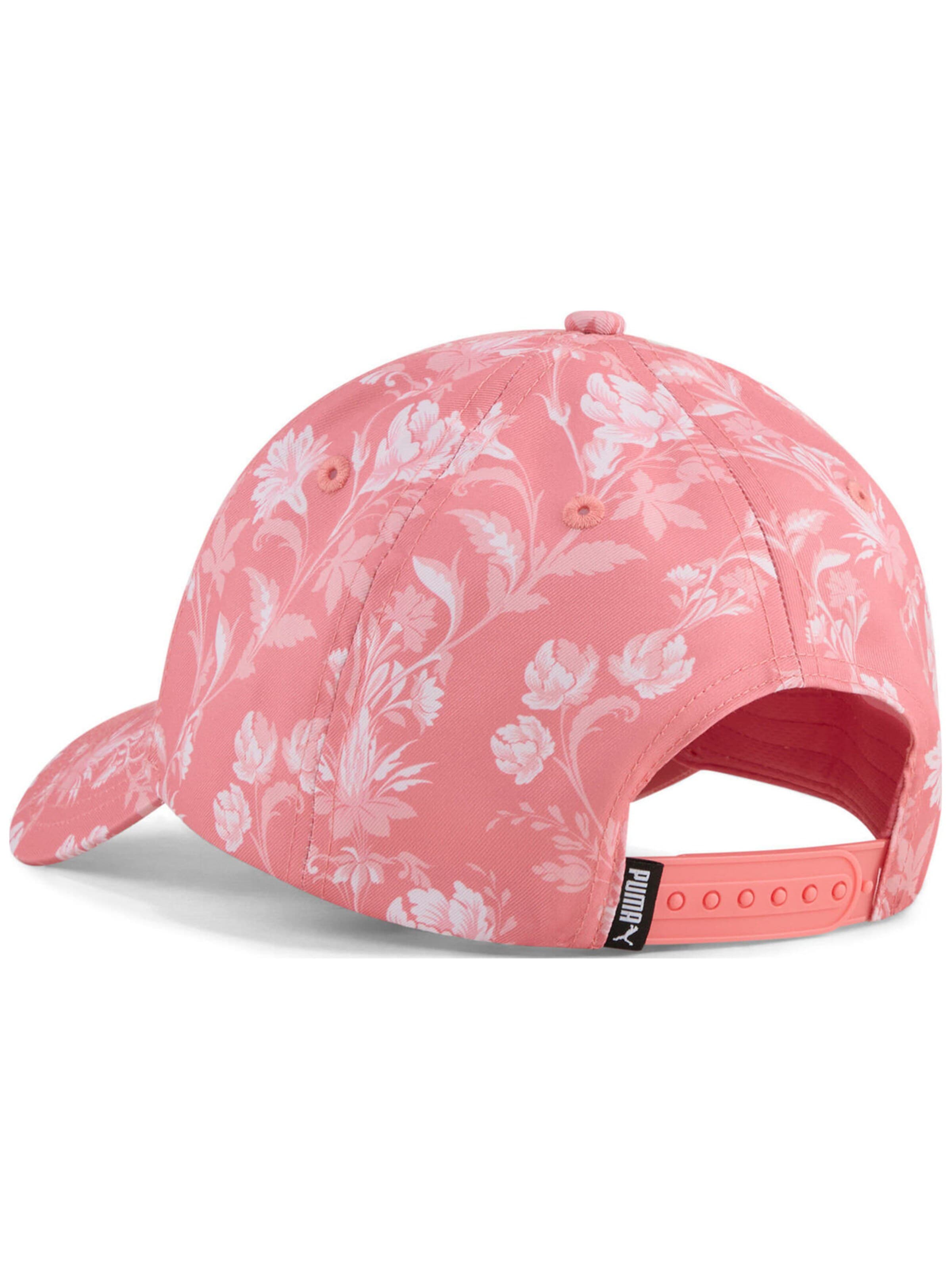 PUMA Sportpet 'Puma Ess Elevated Aop Bb Cap' in Roze