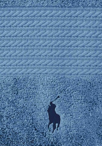 Ralph Lauren Home Duschtuch 'POLO PLAYER' in Blau