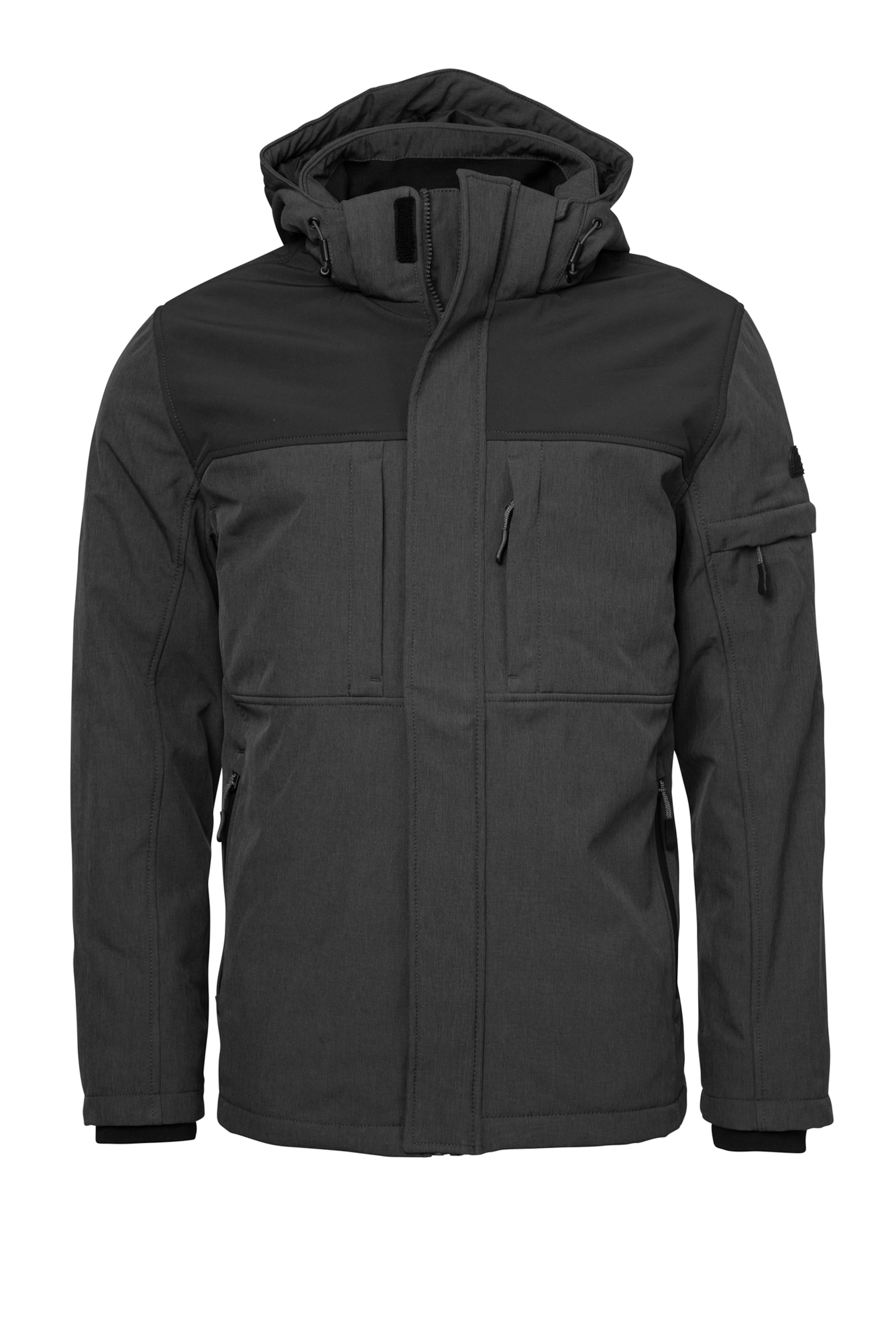 Veste mi-saison 'Jan' Hero en gris : devant