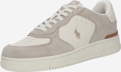 Sportbačiai be auliuko 'MASTERS CRT' iš Polo Ralph Lauren, spalva – gelsvai pilka spalva / tamsi smėlio, Prekių apžvalga