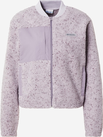 purpurinė COLUMBIA Funkcinis flisinis džemperis 'Stellar': priekis