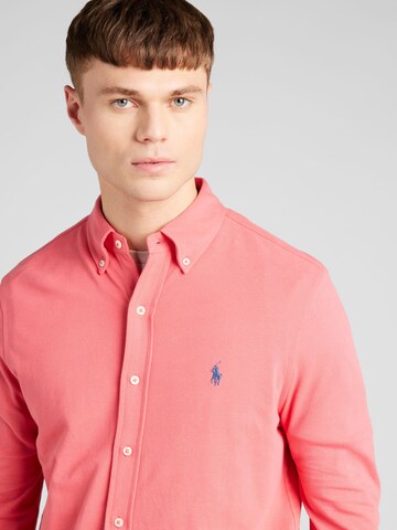 Polo Ralph Lauren - Slim Fit Camisa em vermelho