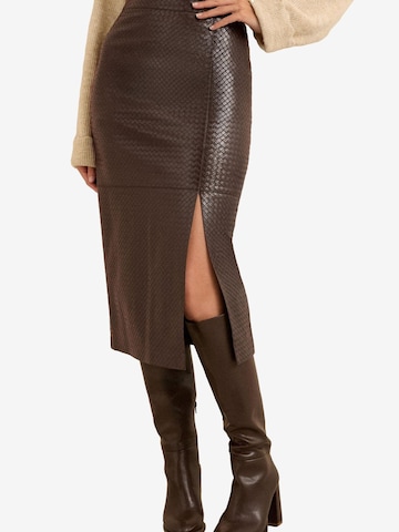 love & roses Юбка в Коричневый: спереди