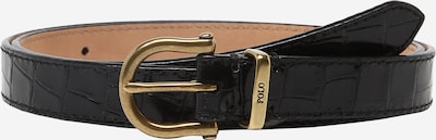 Curea POLO RALPH LAUREN pe auriu / negru, Vizualizare produs