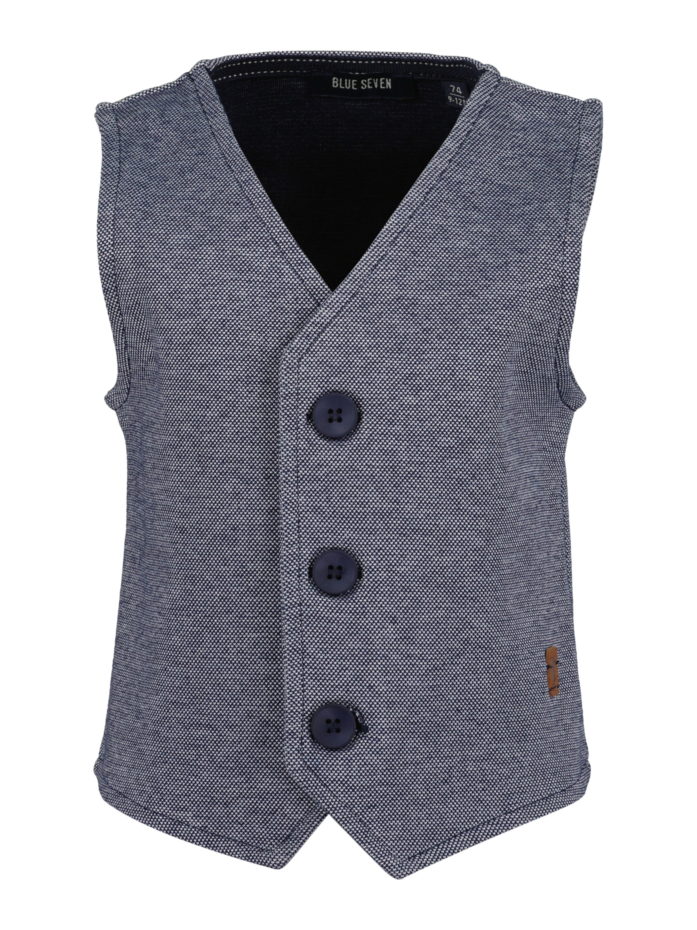 BLUE SEVEN Vest in Blue: front