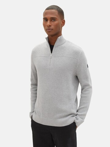 TOM TAILOR Sweater in Grey