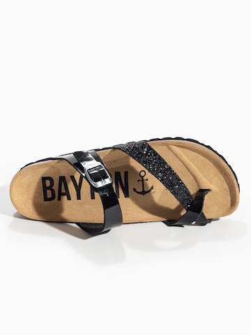 Bayton - Sapato aberto 'Diane' em preto