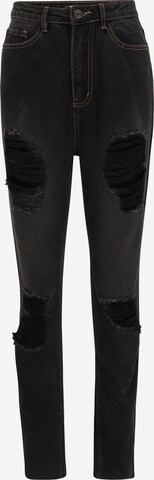 Missguided Tall Regular Jeans in Zwart: voorkant