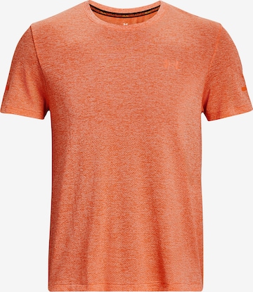 T-Shirt fonctionnel UNDER ARMOUR en orange : devant