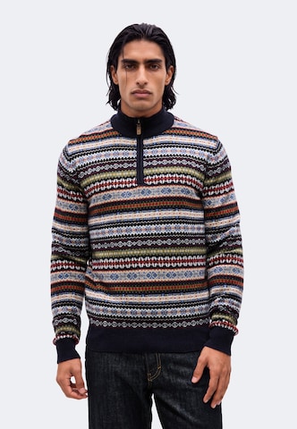 FYNCH-HATTON - Jersey en azul: frente