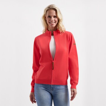 MGO Gebreid vest 'Beau' in Rood: voorkant