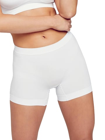 JOCKEY Shaping Pants 'Skimmies® Short Length Slipshort' in White: front