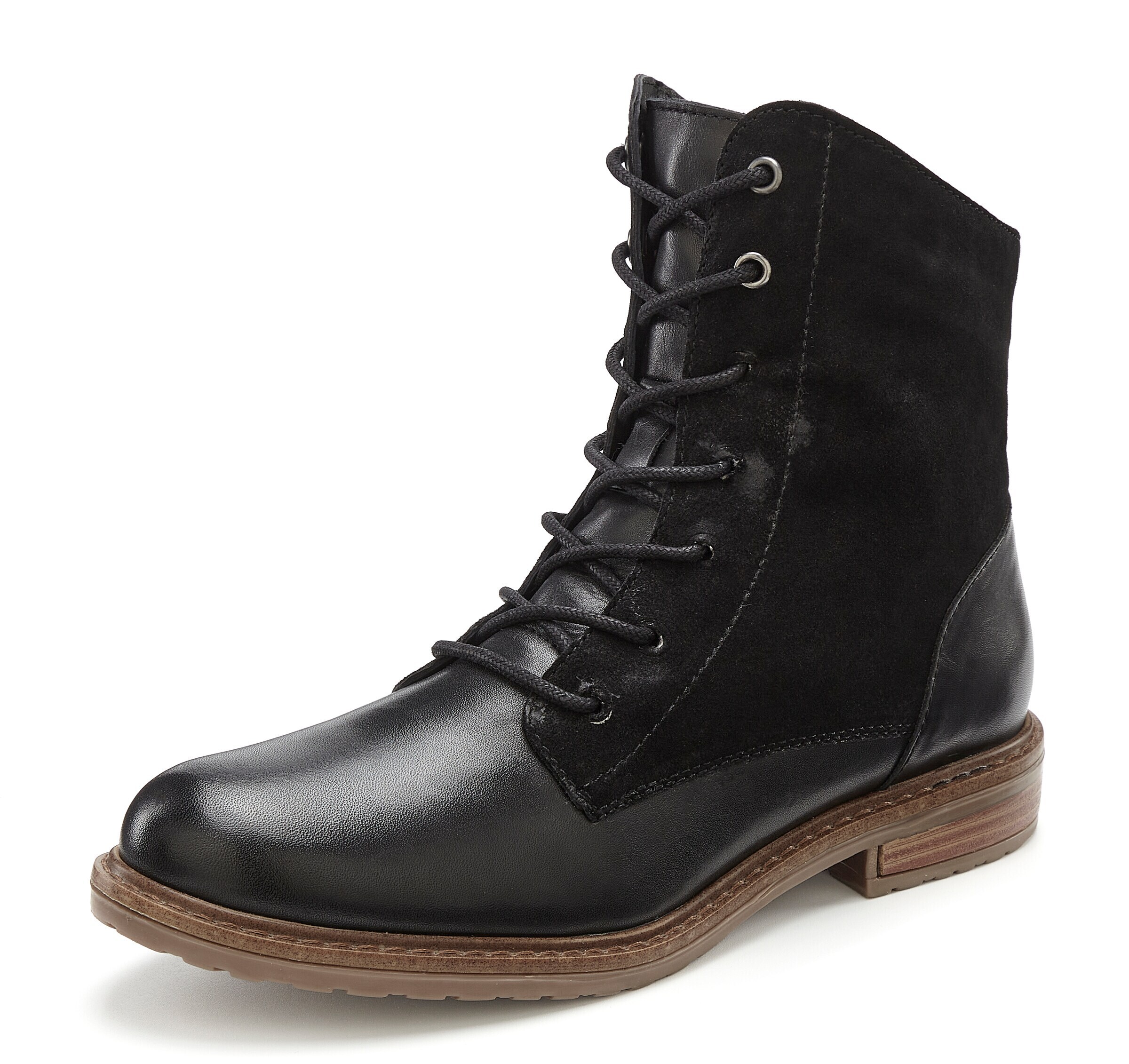 LASCANA Lace-Up Ankle Boots in Black, Item view