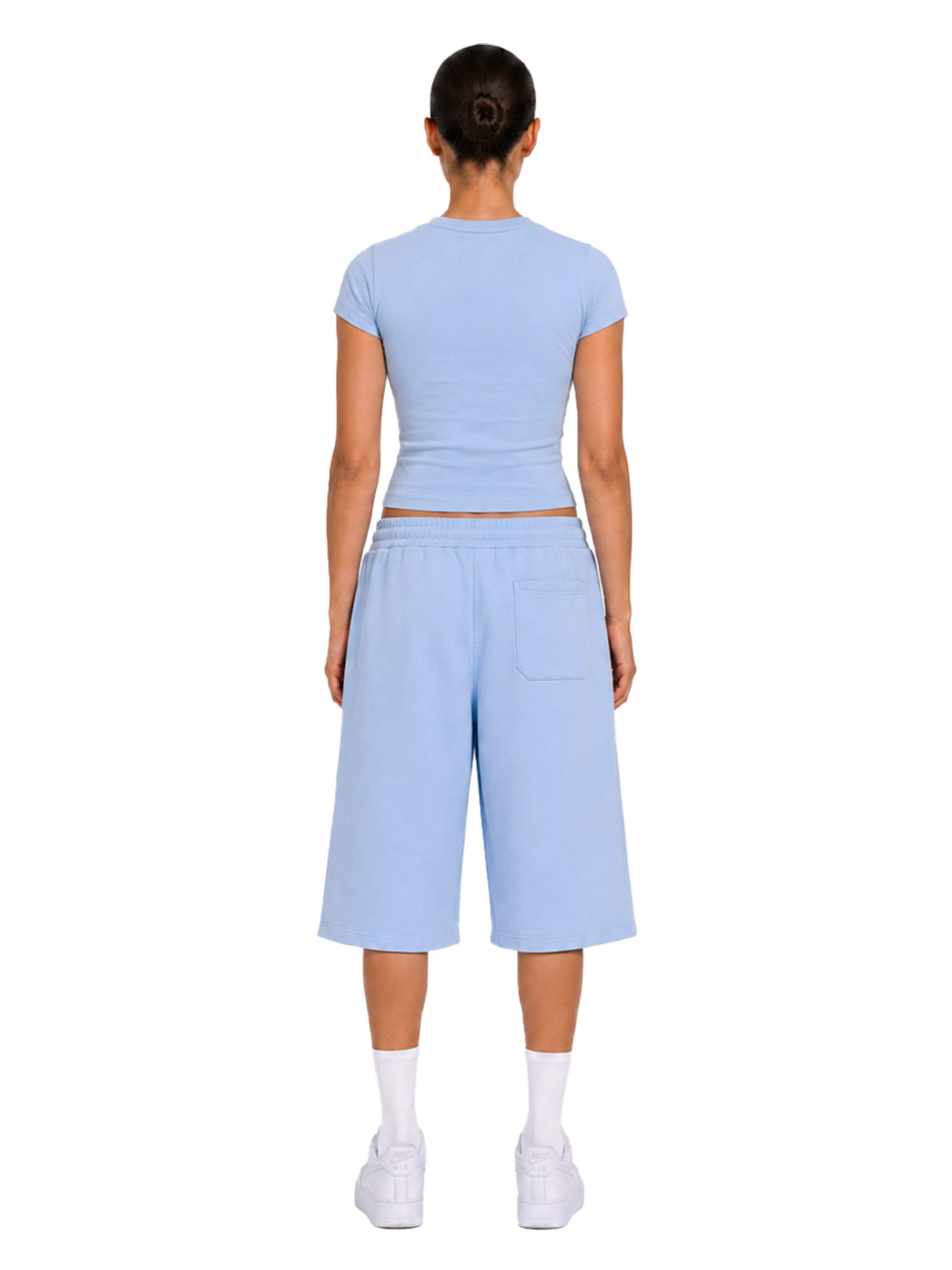 4thD Shirt 'Baby Tee - Baby Blue' in Blauw