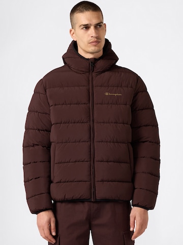 Champion Authentic Athletic Apparel Vinterjacka i brun: framsida