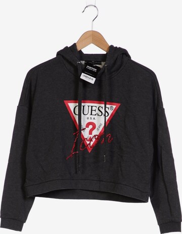 GUESS Sweatshirt & Zip-Up Hoodie in S in Grey: front