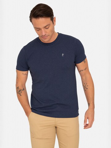 T-Shirt Jacey Quinn en bleu : devant