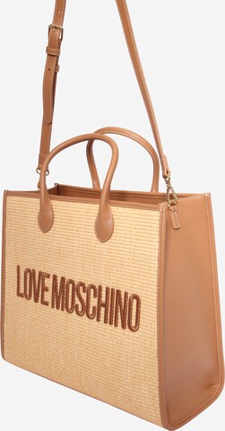 Love Moschino Nákupní taška – béžová: přední strana