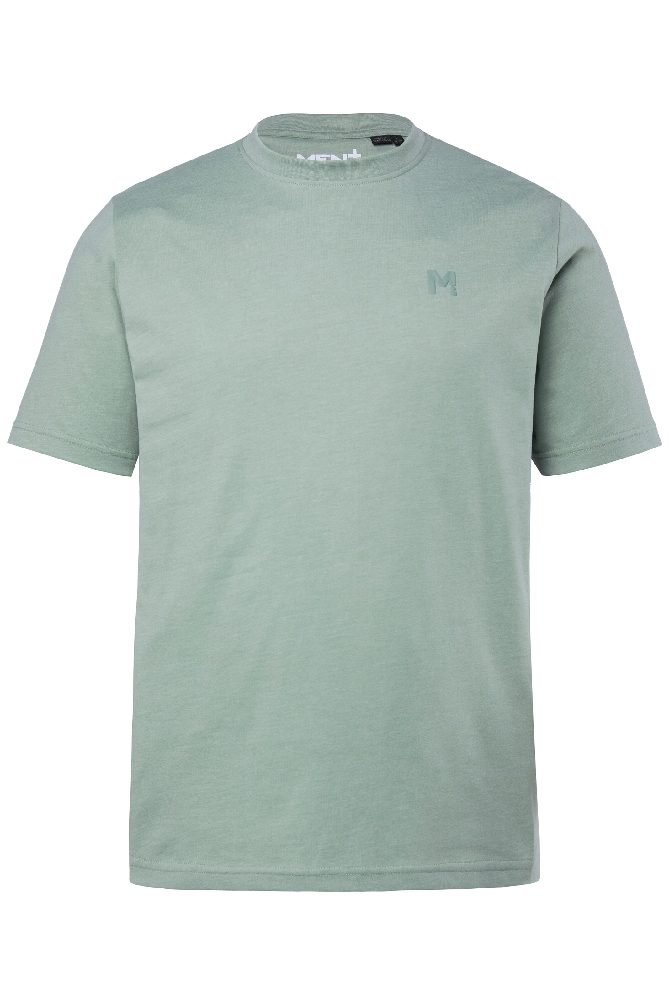 Men Plus Shirt in Green: front