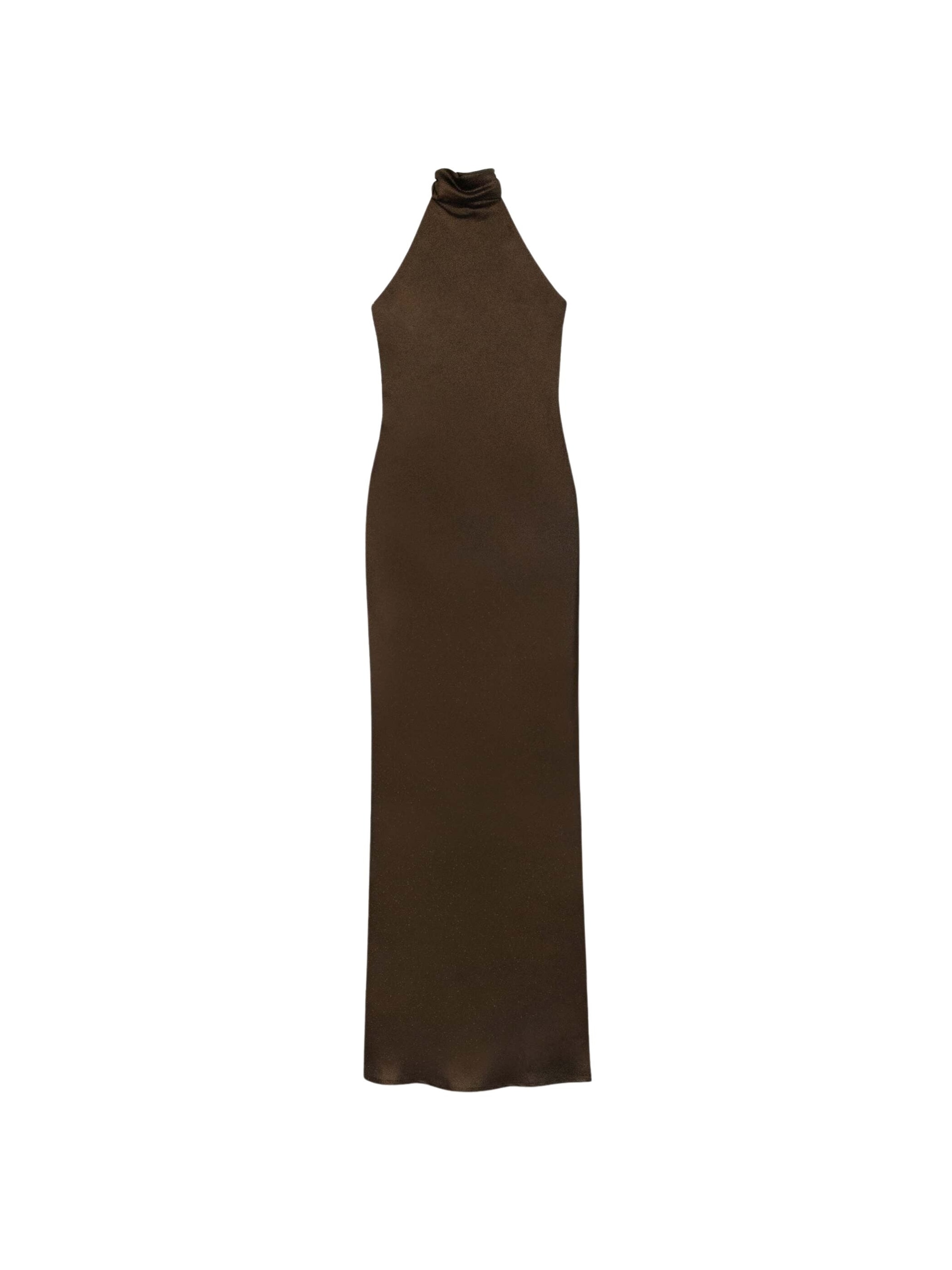 THE-ARE - Vestido de gala en bronce: frente