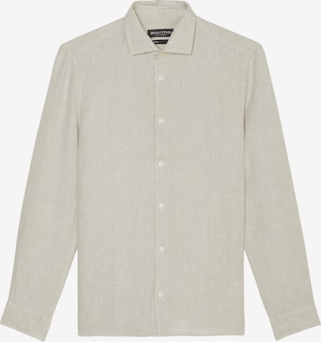 Marc O'Polo Regular fit Button Up Shirt in Beige: front