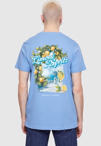 Maglietta 'Limoni And Spritz' di Mister Tee in blu: frontale