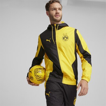 PUMA Športová bunda - Žltá: predná strana