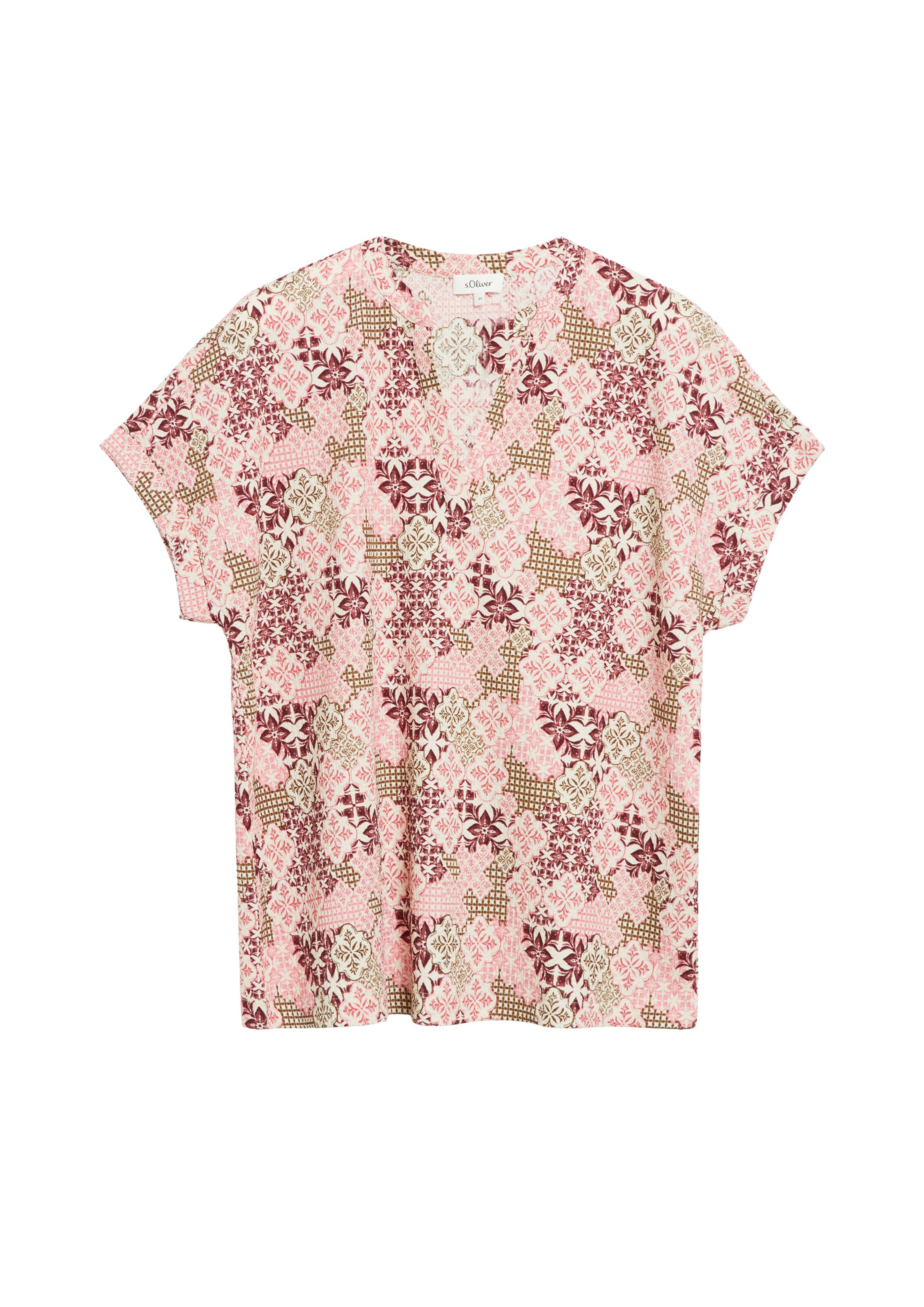 s.Oliver Blouse in Roze: voorkant