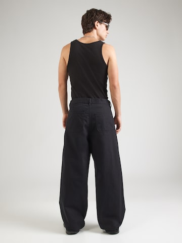 WEEKDAY Baggy Broek 'Astro' in Zwart