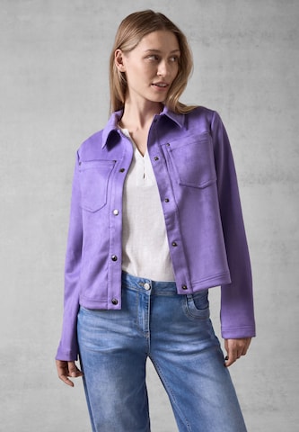 CECIL Between-Season Jacket in Purple: front