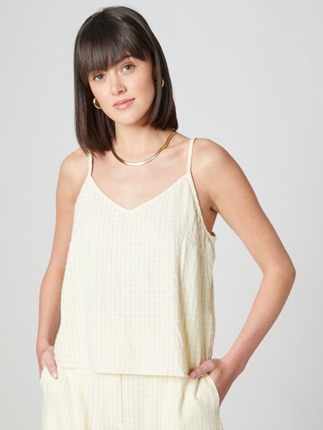 Guido Maria Kretschmer Women Top 'Georgina' in Yellow: front