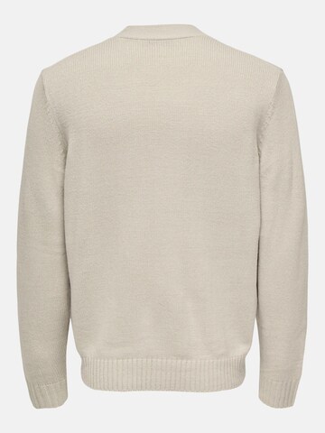 Pull-over 'ONSMAJOR RLX' Only & Sons en beige