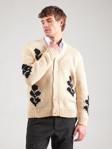 NN07 Cardigan 'Mika' i beige: forside