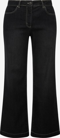Angel of Style Wide leg Jeans in Black: front