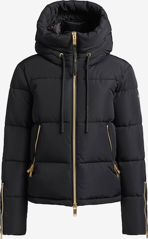 khujo Winter Jacket ' NELI ' in Black: front
