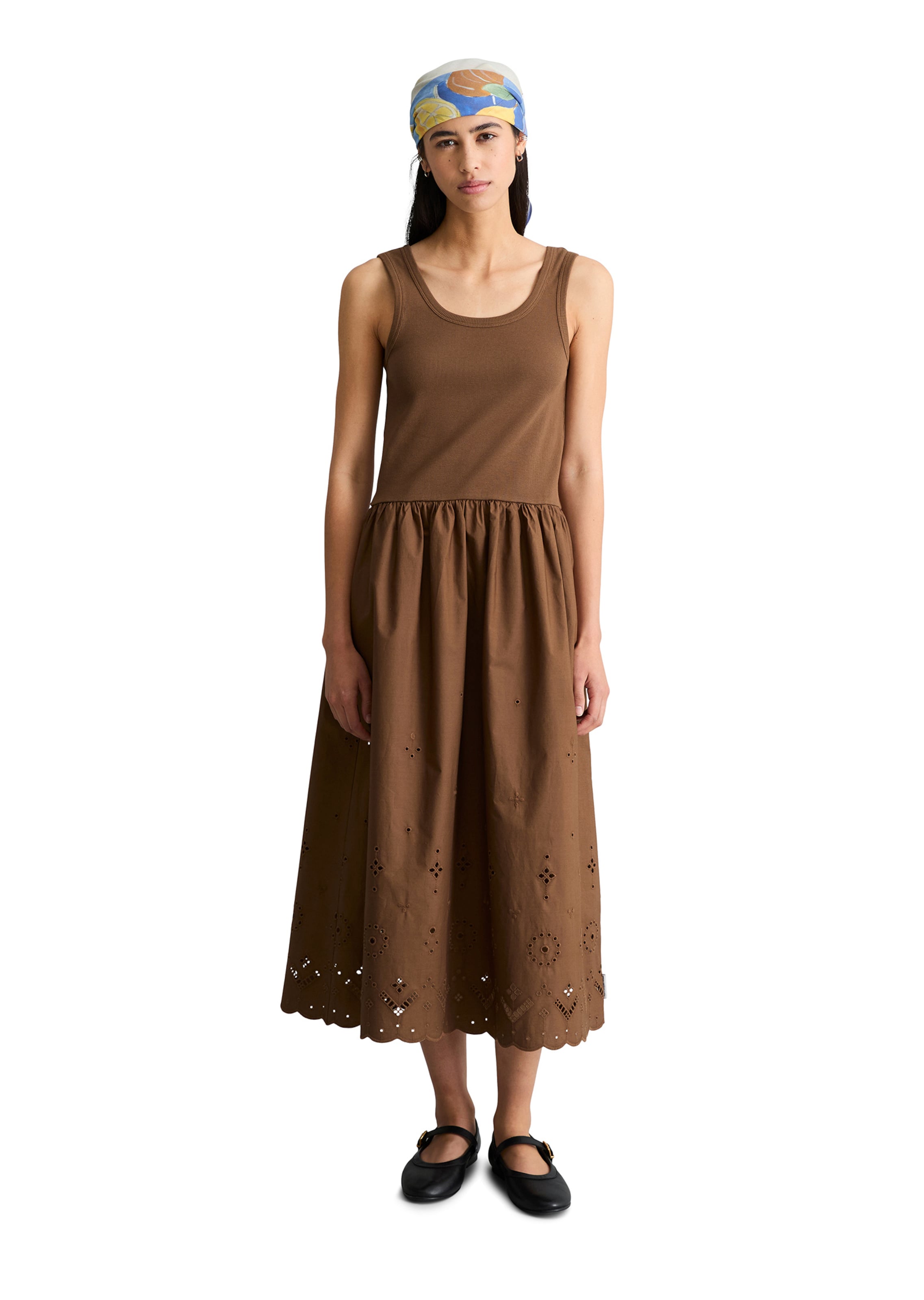 Marc O'Polo DENIM Jurk in Bruin: voorkant