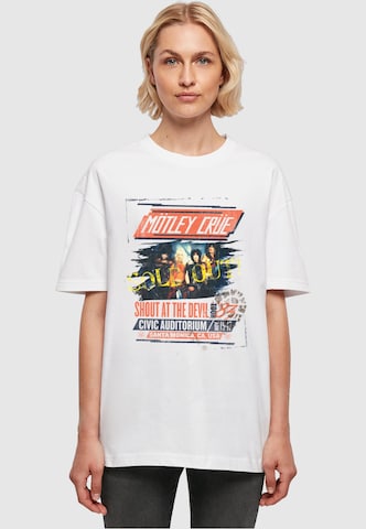 Merchcode Shirt 'Motley Crue - SATD Tour' in Wit: voorkant