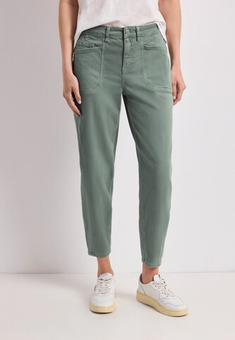 STREET ONE Loosefit Jeans in Grün
