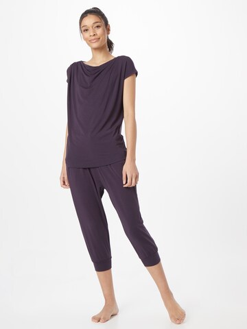 CURARE Yogawear Funkční tričko – fialová