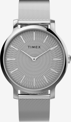 TIMEX Analogt ur 'Transcend' i sølv: forside