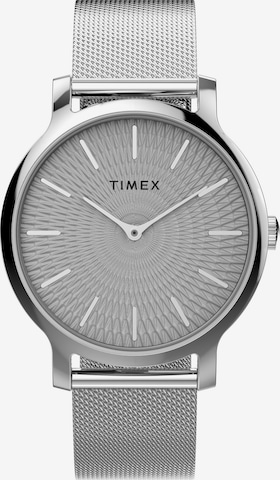 TIMEX Analogt ur 'Transcend' i sølv: forside
