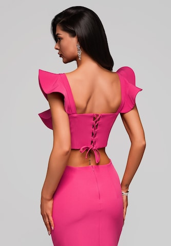 Ombre Evening dress in Pink