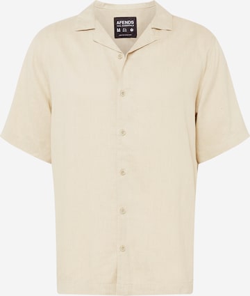 Afends Button Up Shirt in Grey: front