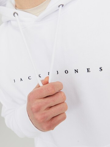 JACK & JONES Sweatshirt 'Star' i hvid