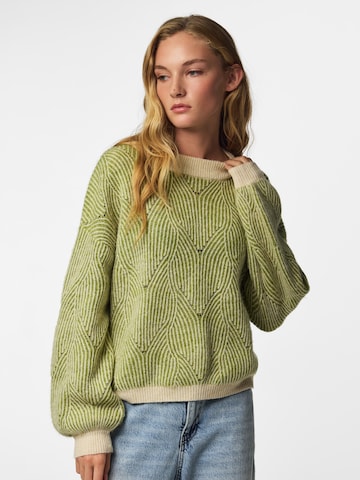 PIECES Sweater 'PCJENNA' in Grey: front