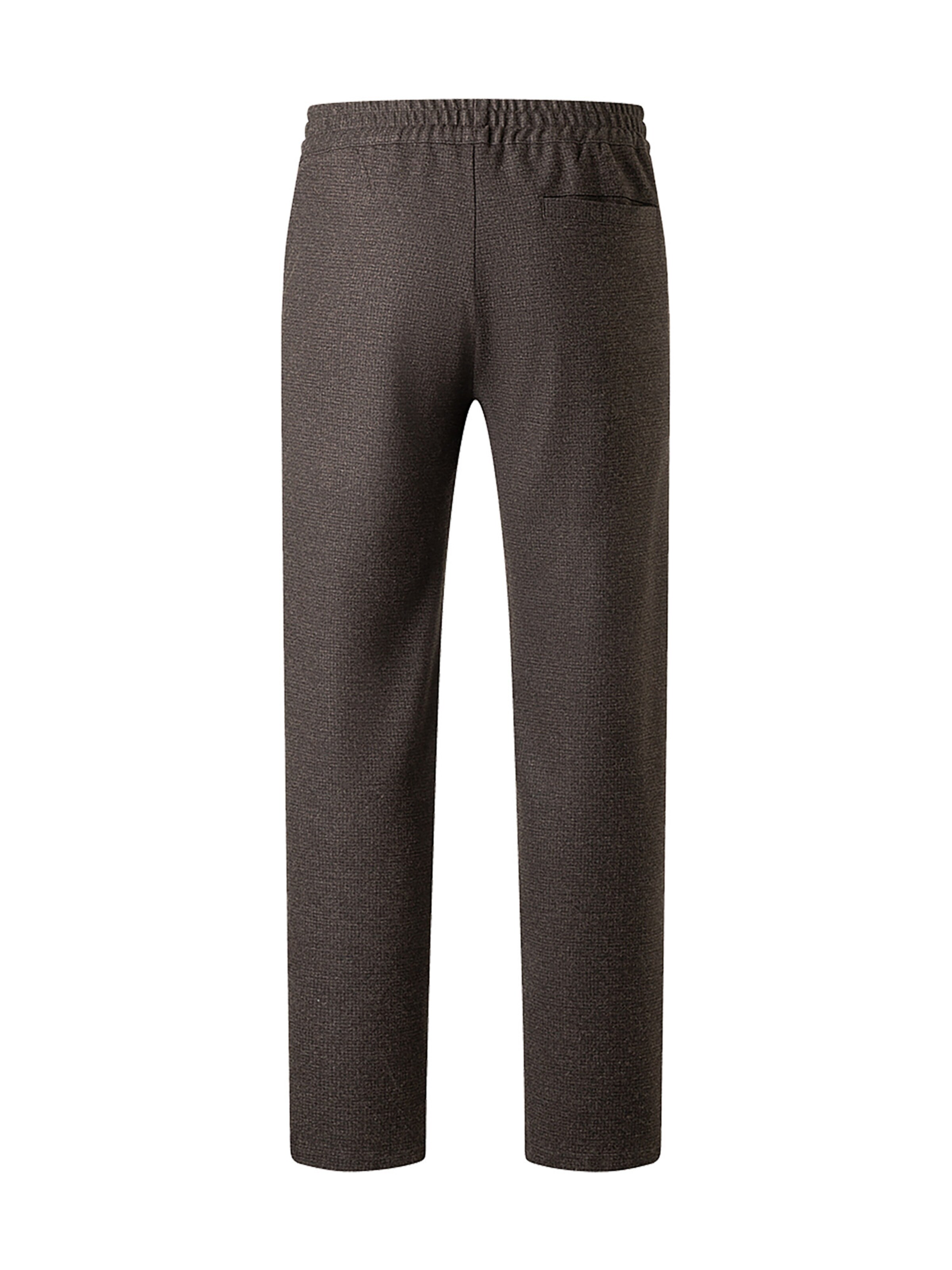 Regular Pantalon à pince MAERZ Muenchen en marron : derrière