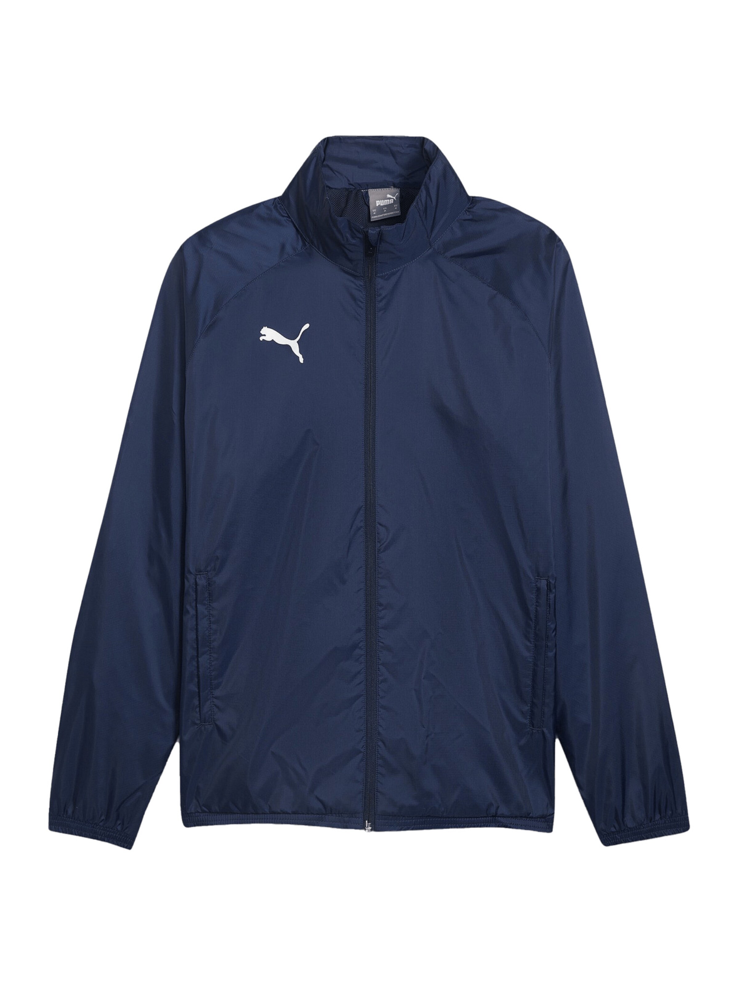 PUMA Athletic Jacket in Blue: front