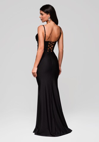 Ombre Kleid 'Serena' in Schwarz